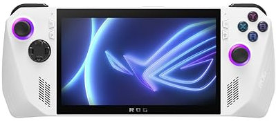 Asus ROG Ally Console portable Gaming 7 FullHD 120 Hz (AMD Ryzen Z1 Extreme, 16 Go RAM, 512 Go SSD, carte graphique intégrée, Windows 11) - Blanc