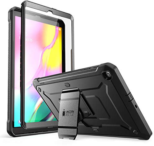 SUPCASE Cover Samsung Galaxy Tab A 10,1 2019, Custodia Rigida [Serie Unicorn Beetle PRO] Protezione Schermo e Kickstand Integrata Rugged Case per Galaxy Tab A 10,1 2019(SM-T510/T515), Nero