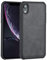 Molzar MagBig Series Case for iPhone XR, Built-in Metal Plate for Magnetic Car Mount, Works with Qi-certified Chargers, Compatible with iPhone XR, Black