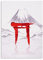 CoolChange Poster Japonais Style Aquarelle sur Plaque en Mousse Rigide | Poster Japon 30x42cm | Porte Torii & Mont Fuji