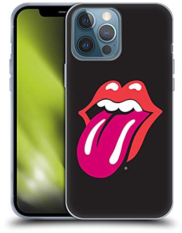 Head Case Designs Licenza Ufficiale The Rolling Stones Lingua Rosa Grafiche Custodia Cover in Morbido Gel Compatibile con Apple iPhone 13 PRO Max