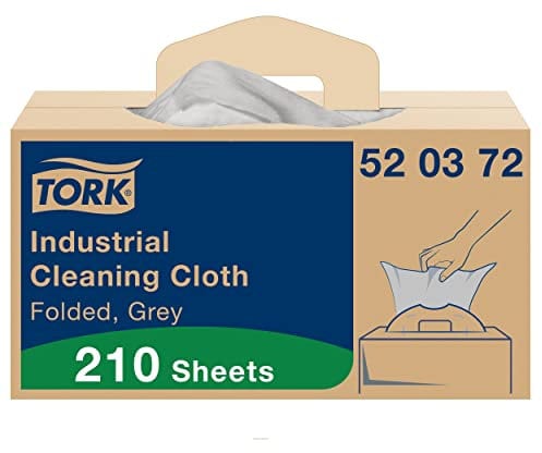 Tork Industrie Reinigungstücher Grau W7, Einzeltuchentnahme, 1 x 210 Tucher, 520372