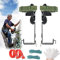 Tree Climbing Crampons, Stainless Steel Tree Climbing Spikes, Tree Climbing Spike Set, Stainless Steel Crampons with Straps and Gloves for Tree Work, 2claws