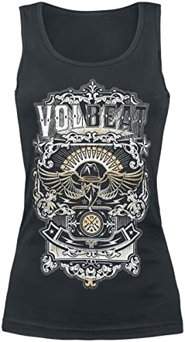 Volbeat Old Letters Frauen Top schwarz XL 100% Baumwolle Band-Merch, Bands, Nachhaltigkeit