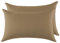 2er Set Kissenbezug 100% Baumwolle 40x80 cm 2 PCS, Superweicher Premium Jersey Kopfkissenbezug, Kissenhülle Beige