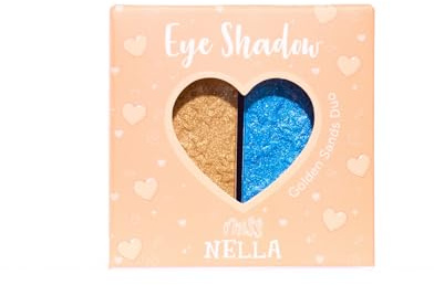 Miss Nella Makeup for Kids Eye Shadow - Non Toxic Make Up (Golden Sands)