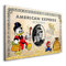Kunstgestalten24 Leinwandbild Comic Dagobert Duck Motivations Bild Amex Retro Style Wandbild Kunstdruck Raum Deko