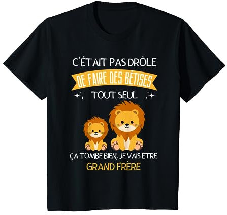 Annonce grossesse humour futur grand frère cadeau surprise T-Shirt