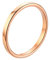 Beydodo Edelstahl Ring Frauen, Ring Personalisiert 2MM Schmal Bandring Partnerring Damen Ring Rosegold Größe 52 (16.6)