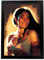 Nacnic Pocahontas in voller Farbe Fotostil. Cartoon-Illustrationen berühmter Filme und Filme. Innenarchitektur und Dekoration. A3.