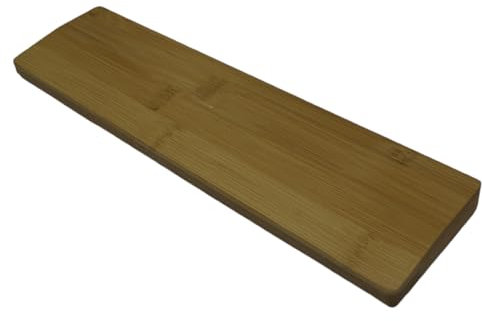 Kothar Wooden/Bamboo Keyboard Wrist Rest - Ergonomic Design, Comfortable Support for Mechanical Keyboards, Office & Gaming Use (Compact, Natural)
