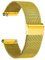 TStrap Metall Uhrenarmband Edelstahl Mesh - Gold Schnellverschluss Armband Uhren für Herren Damen - Weich Ersatz Smartwatch metallarmband Uhr - 18mm 20mm 22mm