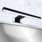 Leddy Living - Lampada LED da Specchio Bagno | Luce Naturale 4000K | IP44 Anti-Appannamento | Facile Installazione | Modulo LED Integrato, Nero, 30 cm, ABS