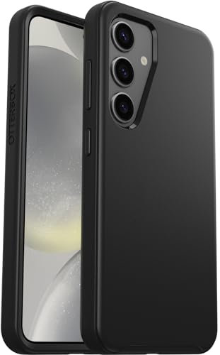 OtterBox Symmetry Case per Samsung Galaxy S24, Custodia Protettiva sottile antiurto, a prova di caduta, Testata per resistere a 3 volte il numero di cadute secondo gli standard militari, Nero