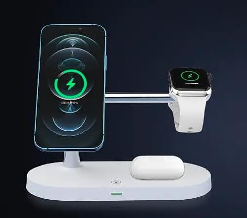 3 in 1 Magnetic wireless charger, compatable with Magasfe charger for Iphone 12/13/14/15/16, Apple Watch and Airpods