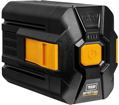 Texas 90070053 Ersatzakku 5,0 Ah Systemakku für 58 Volt Akkuserie