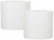 Scheurich Lot de 2 pots de fleurs en céramique, couleur : panna, diamètre : 14 cm, hauteur : 13 cm, volume : 1,5 l.