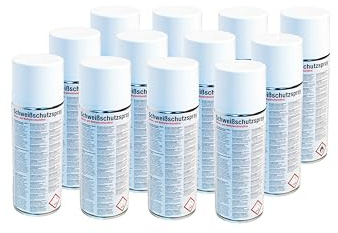 ROTHENBERGER Industrial Schweißschutzspray 12 x 400 ml reinigt Schweißdüsen & verhindert Anhaften Schweißspritzern – silikonfreies Schweiß-Trennspray bietet lückenlosen Schutz beim Schweißen 40600