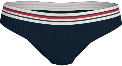 Tommy Hilfiger Classic Bikini Uw0Uw05830 Altri Pantaloni da Nuoto, Blue (Dark Night Navy), M Donna