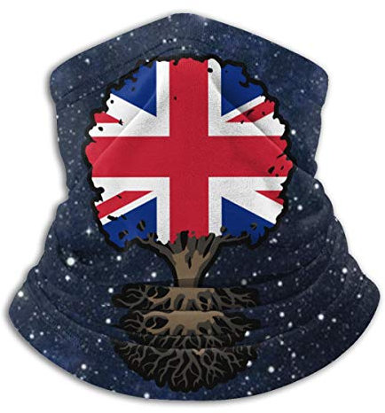 Baum des Lebens Mit Briten Damen Herren Sturmhaube Halswärmer Winddichter Nackenwärmer Hochelastisch Stirnband Für Motorrad Jagd Outdoor