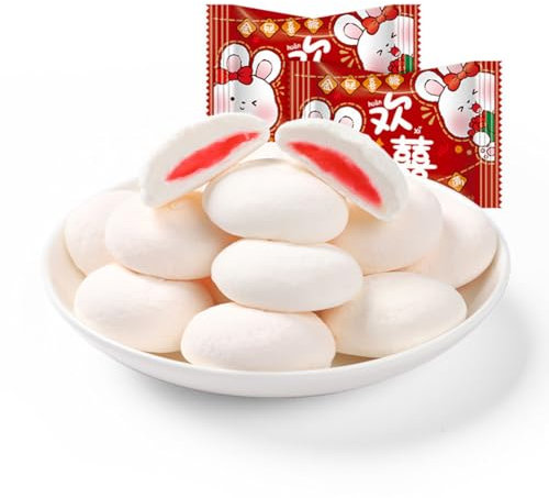 McKona Marshmallow Süßigkeiten Mix Geschenke Für Frauen Marshmallow Mini Marshmallows Weihnachts-Halloween-Süßigkeit 500g
