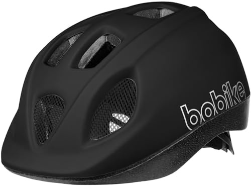 BOBIKE 8740300057 - Kinder-Fahrradhelm Bobike Helmet GO Groesse XS Fuer Kinder von 1 bis 3 Jahren in Farbe Urban Black