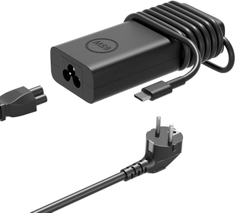 SLRIOYS 65W USB-C Alimentation avecr Dell Inspiron 5482 5582 7390 7440, Pro 13 14 16, XPS 13 12 14, Chromebook 3100 5190, Latitude 7400 7410 7440 7320 3410 3420 5430 5420 9420 Ordinateur Portable