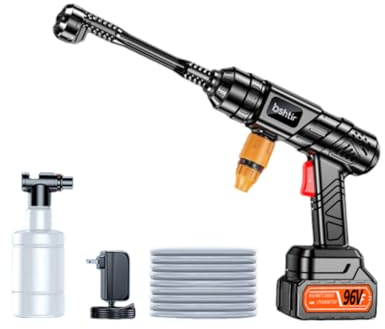 DNEOGOO High Pressure Cordless Car Wash Gun for MG MG3 2017-2025, Wireless Cleaning Tool Powerful Jet Automotive Accessories