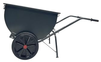 FRANKEL kaiserkraft | Brouette Japonaise basculante | Roues à Bandage Caoutchouc | L x h 1450 x 850 mm | 150 l