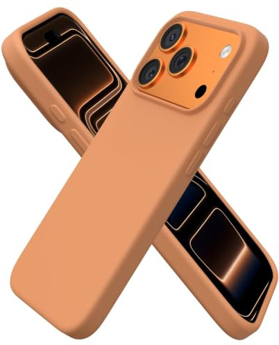 ORNARTO für iPhone 17 Pro Hülle aus Silikon 6,3 Zoll - Orange