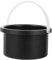 Homoyoyo Aluminum Wax Melting Pot Nonstick Inner Pot for Hair Removal Wax Warmer Bowl Suitable for Home and Salon Use