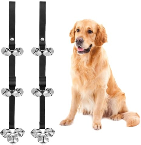 2Pcs Dog Training Doorbell for Potty Training, 7 Extra Loud Potty Doorbell | Adjustable Rope, Suitable for Small, Medium, Large Dogs