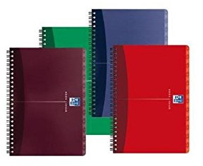 Oxford 100102865 Office Registerbuch, DIN A5, liniert, Karton