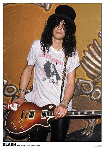 Unbekannt Guns N' Roses Poster Slash SAN Diego State University 1988