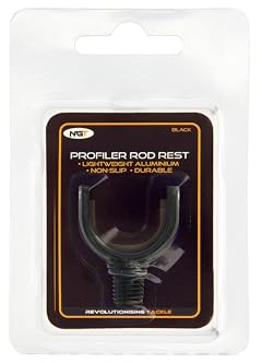 NGT Aluminium Lightweight Profiler Rod Rests - Green/Black, 25 mm