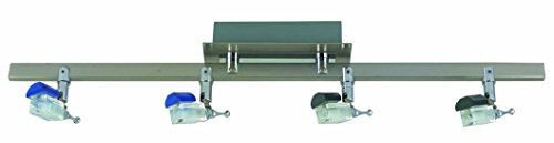 Halogen Strahler Spot Sakura 4 flammig G4-20Watt Nickel Kristallaufsatz Schiene Deckenleuchte Deckenlampe Strahler