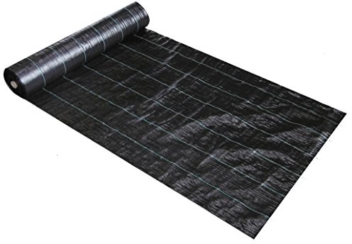 EXCOLO® Unkrautvlies 100m x 1m (100m²) | 100g/m² Bändchengewebe wasserdurchlässig UV-stabil | Gartenvlies Bodenvlies Geotextil Unkrautschutzfolie für Garten & Beete