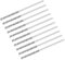 sourcing map 10pcs Foret Hélicoïdal Mèche Diamant 1mm en Acier Rapide HSS pour Verre Coquillages Pierre Carrelage