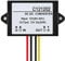NXACETN Wasserdichter Spannungsregler C121202 DC 12V Bis DC 12V 2A Stabilisatoradapter Schwarz