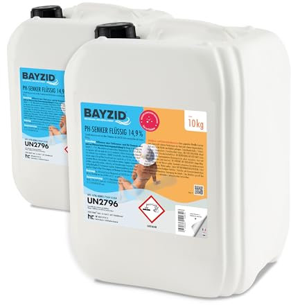2 x 10 kg BAYZID pH Senker Minus 14,9% von Höfer Chemie für Pool & Schwimmbad zur Senkung des pH Werts