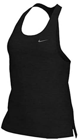 Nike Damen-Yoga-Tanktop, Schwarz, Mittel