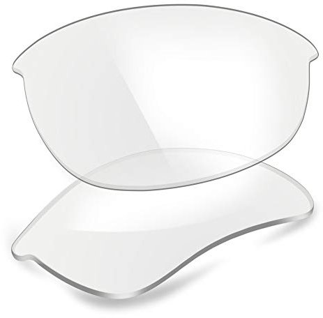 ThunderClap Polycarbonate Lenses Replacement for Oakley Half Jacket Sunglasses - Crystal Clear Anti Blue Light