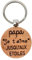 Ernestine - Porte-clés Papa je t'aime - cadeau fête des pères et fête des grands pères - cadeau papa accessoire homme - porte clefs personnalisable famille - cadeau homme anniversaire Noël naissance