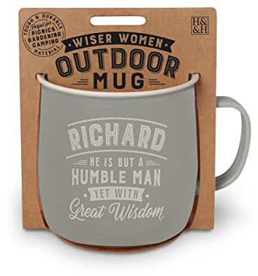 History & Heraldry Personalised Outdoor Mug (Richard)