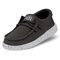 Hey Dude Wally Youth Slub Canvas, Moccasin Bambini e ragazzi, Grigio Scuro, 32 EU