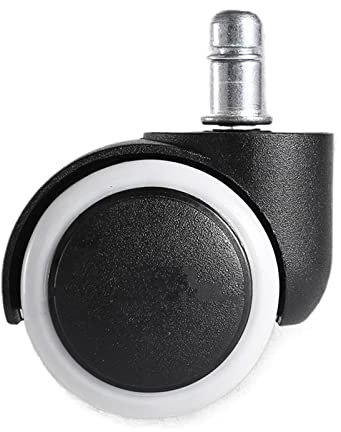 BORSADD 2 Office Gaming Chair Replacement Wheel Set of 5 (Color : B, Tamaño : Clrclip Type)