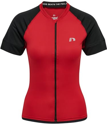 newline Damen Womens Core Bike Jersey Shirt, Tango Red, XS EU