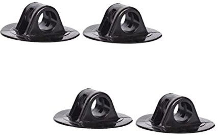 Garneck 4 Stück Motor befestigungs halterung Kajak motor Montagehalterung Bootsmotor Pole-Clip Kajak feste Schnalle Motorständer für Boote Befestigungsclip Motorhalterung Motor- PVC