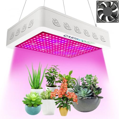 Bufccy Upgrade 1000W LED Grow Lights with Fan, LED Grow Lights for Indoor Plants Full Spectrum, Plant Growing Lamps for Flowers, Fruits, Vegetables(100 PCS LED)