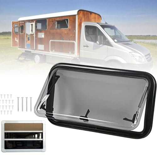 ZHPPED Finestra a Battente Finestra per Camper Finestra Laterale Finestra a Battente Finestra Laterale Finestra per Camper Finestra a Spinta per Camper Caravan Van Camper,500X400mm